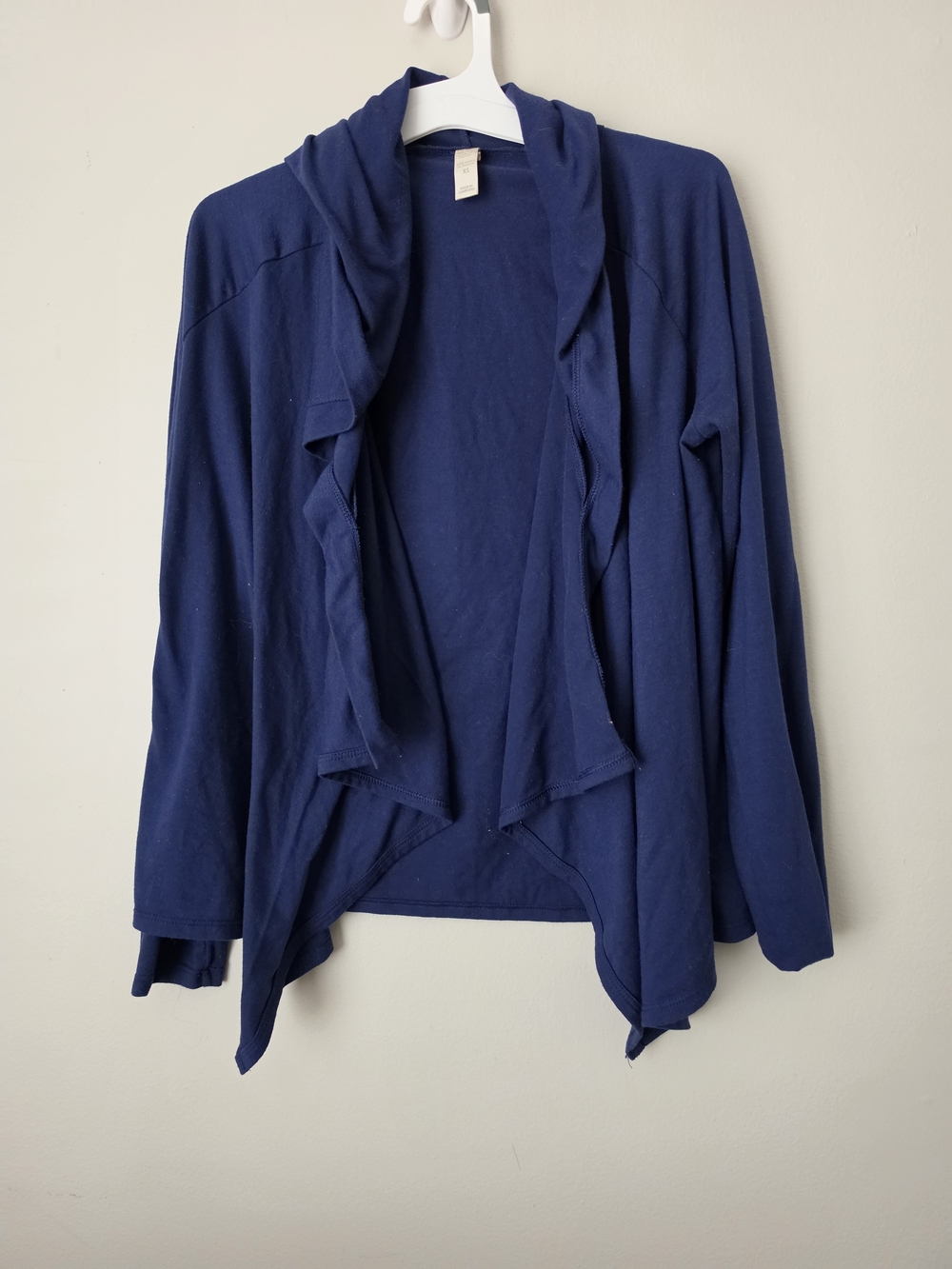 Old Navy Deep Blue Open-Front Draped Cardigan